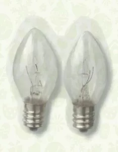 MIDWEST CBK | C7 BULBS SET OF 2 ✪NEW✪ 94500 RARE RETIRED C-7 BULBS NIGHTLIGHT US - Picture 1 of 6