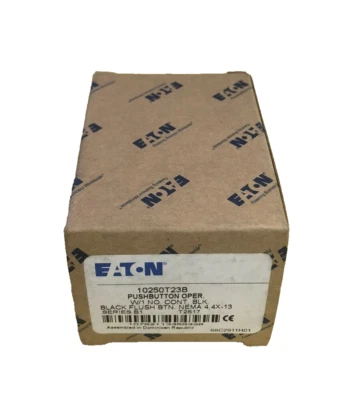 (1) NEW Eaton Pushbutton Black 10250T23B - Image 1 of 4