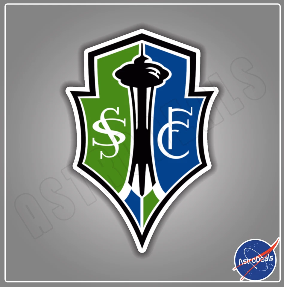 Seattle Sounders FC MLS Soccer Football Logo Sticker Decal *Size: 3"-12"* - Image 1 of 1