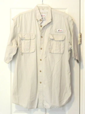 Рубашка рыболовная вентилируемая мужская World Wide Sportsman размер L высокая желтовато-коричневая из нержавеющей стали - Изображение 1 из 2