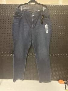 Jeans da donna Lee taglie forti vestibilità rilassata gamba dritta lunghi 20 W - Foto 1 di 8