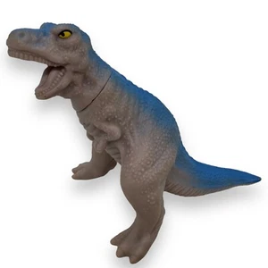 Vintage 1987 Playskool Definitely Dinosaurs Velociraptor Blue Dinosaur Figure - Picture 1 of 4