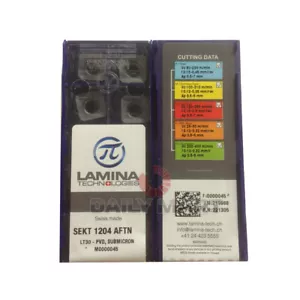10PCS/New In Box LAMINA SEKT 1204 AFTN LT30 Carbide Inserts - Picture 1 of 3