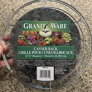 Granite Ware Canner Rack, 21.5-Quart. 12.5 Inch Diameter New - Picture 1 of 6