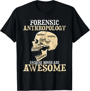 Forensische Anthropologie Kulturanthropologe Forensik Geschenk Unisex T-Shirt - Bild 1 von 4