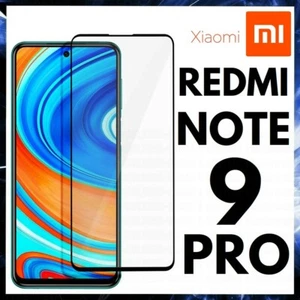 PELLICOLA VETRO TEMPERATO CURVO PER XIAOMI REDMI NOTE 9 PRO PROTEZIONE 3D 9D - Zdjęcie 1 z 12
