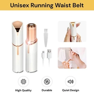 Painless Women Electric Eyebrow Trimmer Epilator Face Chin Lip Nose Hair Remover - Picture 1 of 9