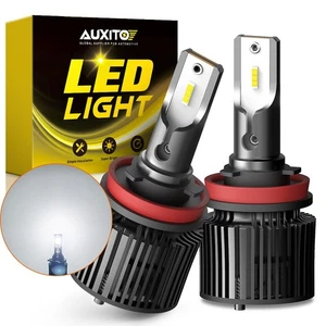 AUXITO H11 H8 LED H9 Headlight 16000LM HID White Light Kit Low Beam Bulbs 6000K - Picture 1 of 12