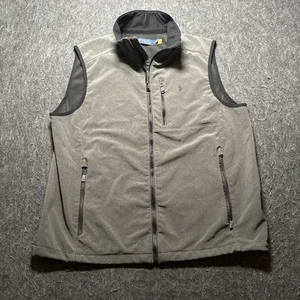 Polo Ralph Lauren wasserabweisende Softshell Full Zip Weste Herren Gr. L grau gefüttert - Bild 1 von 13