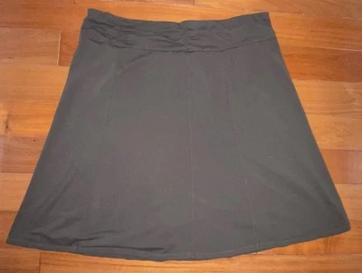 Women’s Athleta Bodega Skirt Adventure Knit Pull On Stretch  Olive Green Sz L - Image 1 of 2