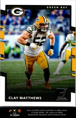 2017 Donruss FOOTBALL #103 Clay Matthews - Image 1 of 2