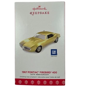 2017 Hallmark 1967 Pontiac Firebird 400 50th Annv GM Ornament IOB Ltd Ed QXE3045 - Bild 1 von 6