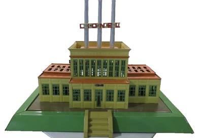 MTH Standard Gauge Tinplate No. 840 Cream / Orange Powerhouse 10-4023 - Image 1 of 4