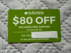 Tarjeta de regalo Hello Fresh HelloFresh.com de $80 (más de un período de 5 semanas) - Imagen 1 de 5
