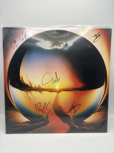 CAGE THE ELEPHANT Autographed Neon Pill Vinyl LP Milky Clear SIGNED IN-HAND - Picture 1 of 2