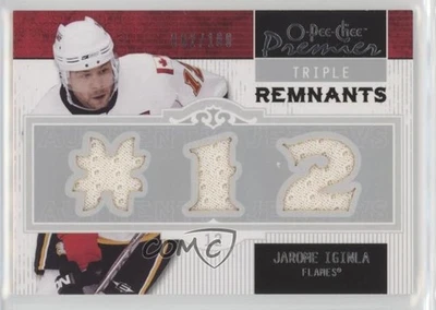 2008-09 O-Pee-Chee Premier Remnants Triple /100 Jarome Iginla #PR-JI HOF - Image 1 of 2
