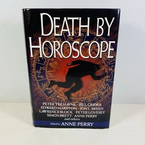 Death by Horoscope Edited by Anne Perry Hardcover 2001 Ex Library Mythology - Picture 1 of 11