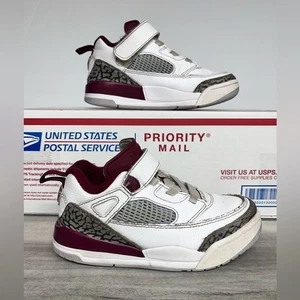 Jordan Spizike Low White Wolf Gray Sneakers Shoes Kids 12C Basketball Hoops - Picture 1 of 7