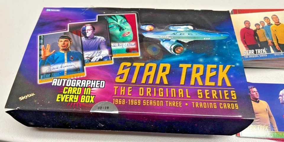 1999 Skybox 1968-9 STAR TREK TOS Season 3 Box +300+ Cards with 90 Inserts - Image 1 of 1