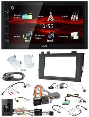 JVC USB Bluetooth Lenkrad DAB 2DIN Autoradio für VW Transporter T6.1 ab 2019 MIB - Bild 1 von 4