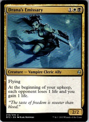 Magic | BFZ | Drana's Emissary | 210 | Normal | LP - Image 1 of 2