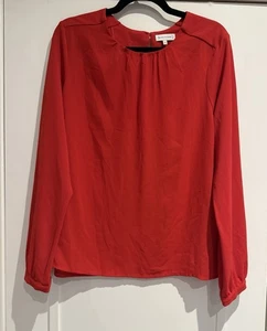Warehouse Women's Red Top Size 16 - Picture 1 of 3