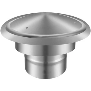 Chapeau de Cheminée 150 mm Acier Inoxydable 304 Pare-Vent Pluie Base Ronde - Imagen 1 de 12