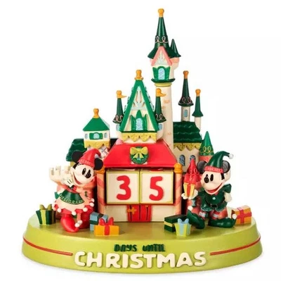Calendario de cuenta regresiva de Navidad Castillo de Mickey y Minnie de los parques Disney Foto 1 de 4