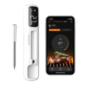 Inkbird Wireless Meat Thermometer Barbecue Grilling Outdoor Cooking Oven Roast - Picture 1 of 9