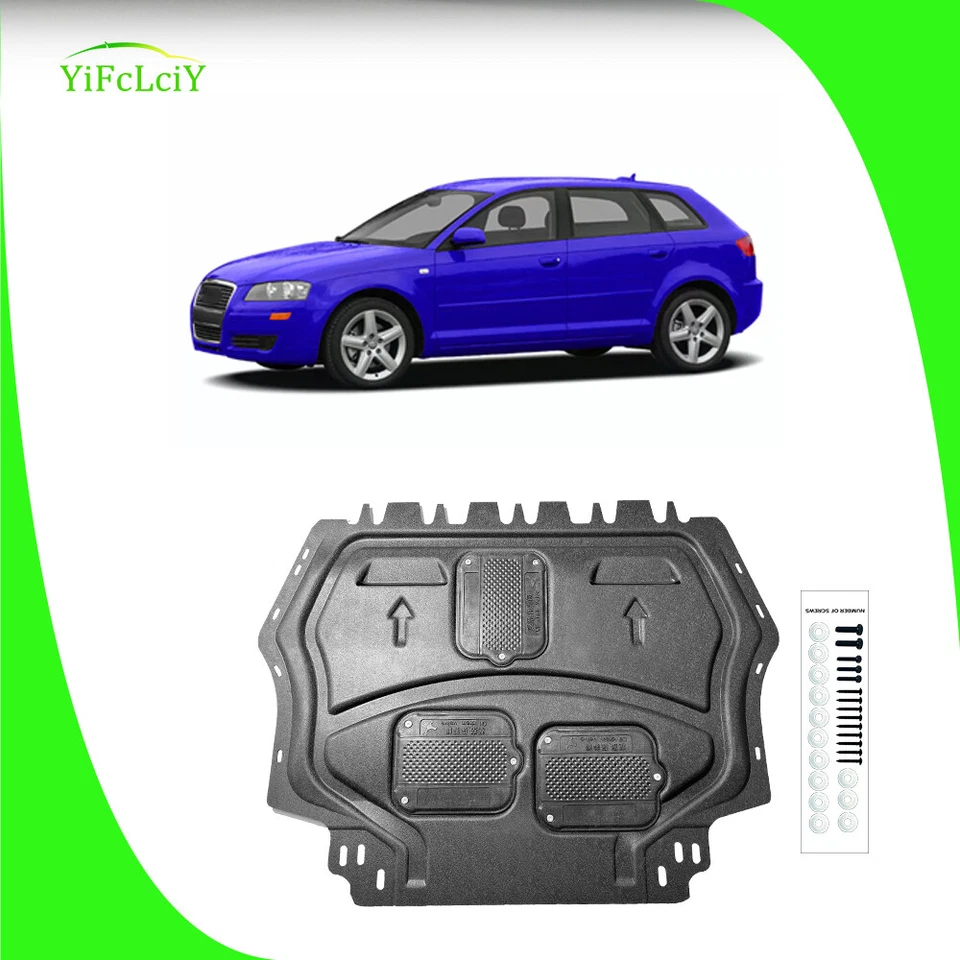 For 2006-2013 Audi A3 Under Engine Lower Cover Splash Shield Mud Guard Board Foto 1 de 4
