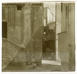 Calvi : 3 vues autrefois - Photo Amateur Stéréo plaque de verre 1935 Corse - Picture 1 of 6