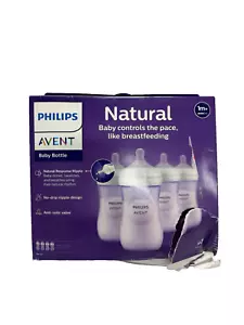 Philips Avent Baby Bottles 9oz. with Natural Response Nipple, 1m+ PACK OF  4 - Picture 1 of 4