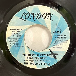 The Rolling Stones Honky Tonk Women / You Can't Always Get What You Want 7" 45 - Imagen 1 de 6