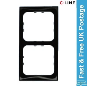 C-Line CG 2 vías placa frontal negra envolvente CBE caravana autocaravana VW cámper - Imagen 1 de 1