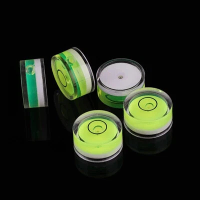 5pcs Precision Circular Mini Spirit Level Set Meter Bubble Inclinometer Ruler - Image 1 of 4