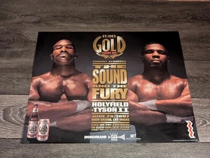 3. Mai 1997 ORIGINAL Holyfield-Tyson II "The Sound and the Fury" Kampfplakat - Bild 1 von 5