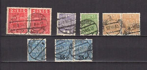 Pologne 1932-34 cors de poste 9 timbres oblitérés / TE4980 - Imagen 1 de 1