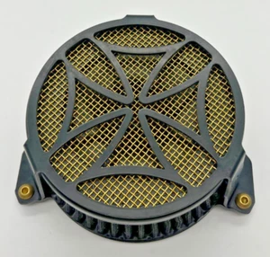 Black Brass Cobra Air Intake System With K&N Filter Harley sportster seventy two - Picture 1 of 4