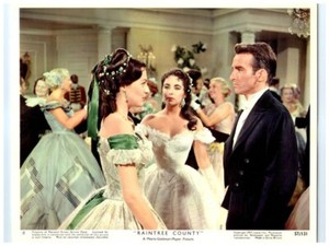 Raintree County Original Lobby Card Montgomery Clift Elizabeth Taylor Ball Dance