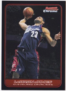 2006-07 Bowman Chrome LeBron James Cleveland Cavaliers #22 Pack Fresh