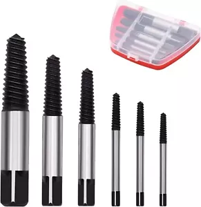 Damaged Screw Extractor Set 6pcs Screw Bolt Water Pipe Easy Take Out Remover - Picture 1 of 10