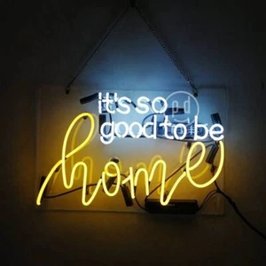 It's So Good To Be Home Neon Light Sign 19"x15" Wall Hanging Handcraft Artwork - Bild 1 von 1
