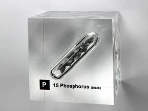 Acryl Elemente Würfel - Schwarzer Phosphor - 50mm - Bild 1 von 1