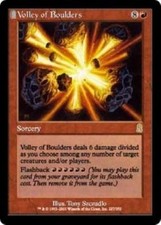 Volley of Boulders x4 Odyssey MtG NM