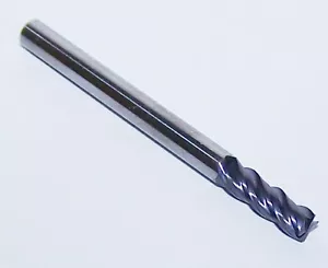 1/8" (0,1250") KYOCERA SGS 4 FLÖTEN Z-VERGASER SCHAFTFRÄSER FÜR STÄHLE UND EDELSTAHL 36370 - Bild 1 von 2