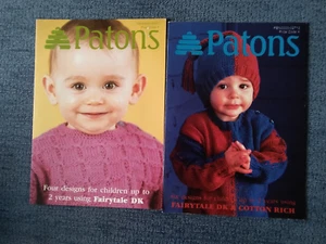 Two Patons Baby & Toddler Modern Knitting Pattern Books - Picture 1 of 1