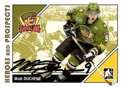 Matt Duchene - Signed 2007-08 In The Game Heroes And Prospects Card #87 - Image 1 of 2