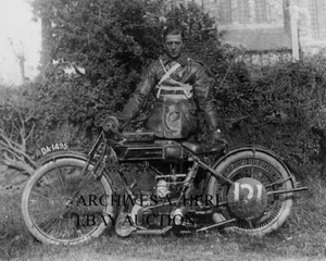 Sunbeam 500cc factory racer Howard R. Davies 2° 1914 Isola di Man Senior TT gara - Foto 1 di 1