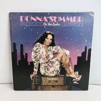 Donna Summer On The Radio Greatest Hits I & II LP Casablanca  1979 w/ Poster Foto 1 de 4