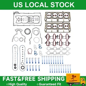 Head Gasket Set Intake Exhaust for 2007-2009 Chevy Silverado Suburban GMC 5.3L - Picture 1 of 13